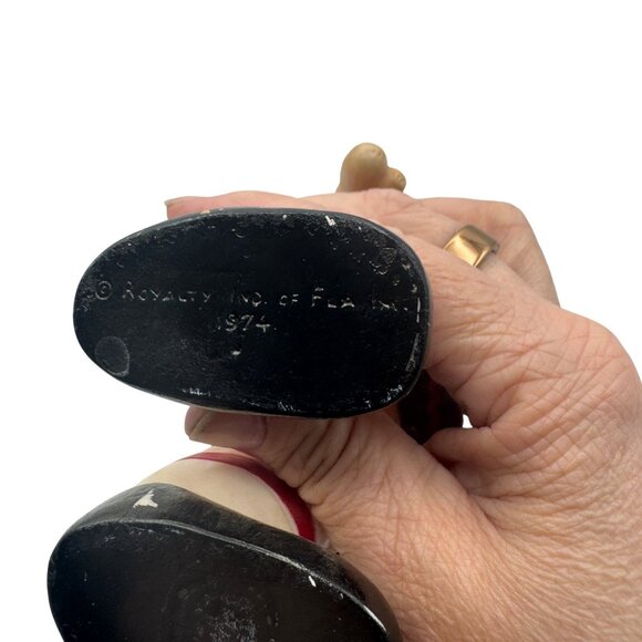 Vintage 1974 Royalty Industries Raggedy Ann Doll With Orange Yarn Hair & Classic - Picture 5 of 5